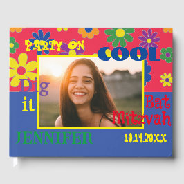 BM Bat oder Bar Mitzvah Party Blume Gästebuch