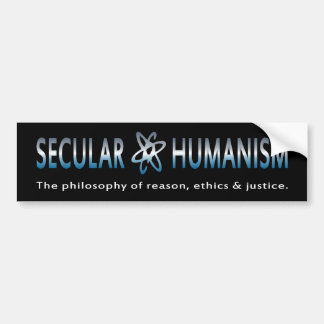 Bmp-Philosophie des weltlichen Humanismus Autoaufkleber