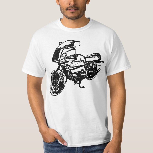 BMWーR100RS T-Shirt (Vorderseite)