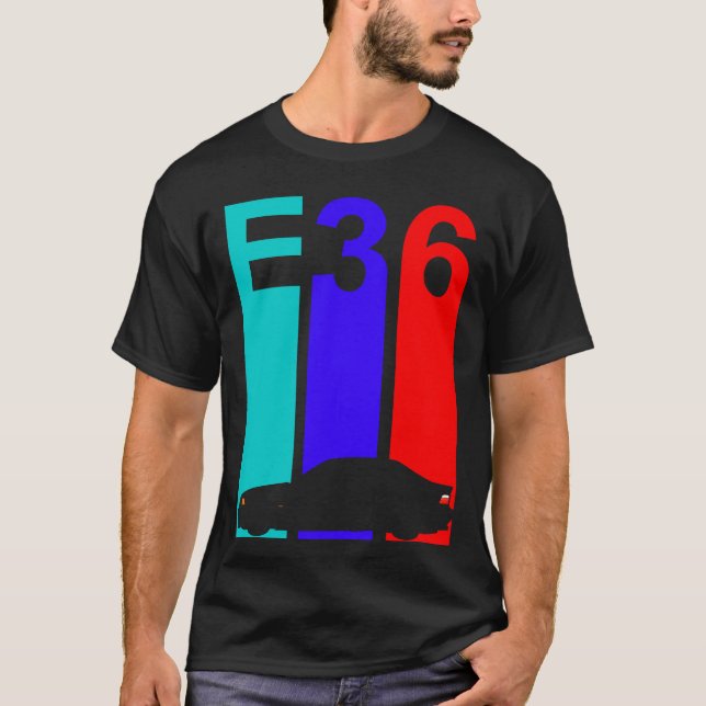 BMW Bimmer E36 M40 E 36er T-Shirt (Vorderseite)