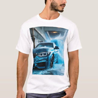 "BMW Blue: Männerdesign für Autoenthusiasten T-Shirt