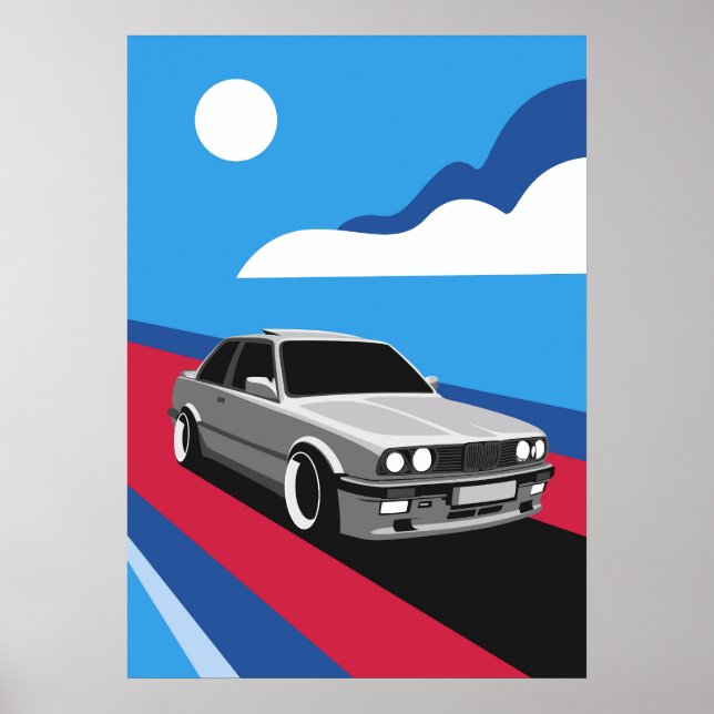 BMW E30 POSTER (Vorne)