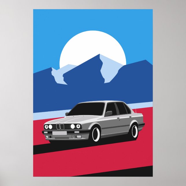 BMW E30 POSTER (Vorne)