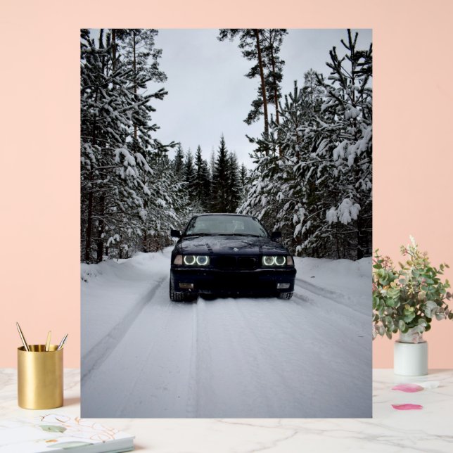 BMW E36 ACRYLSCHILD (Hochzeit)