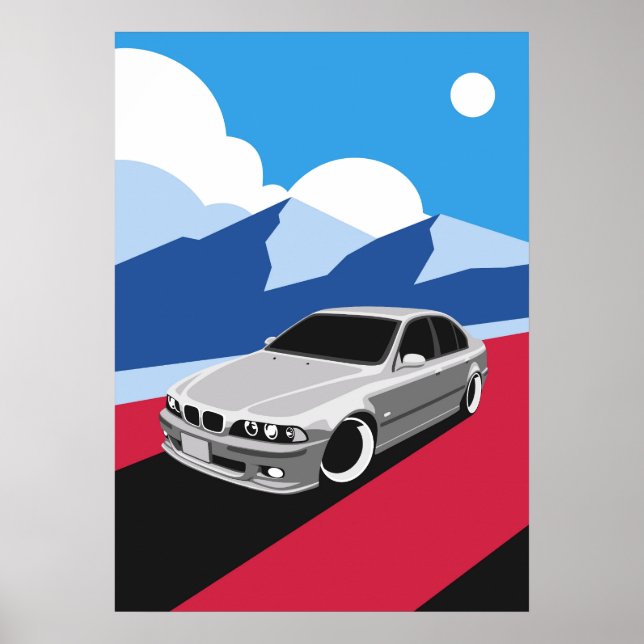 BMW E39 POSTER (Vorne)