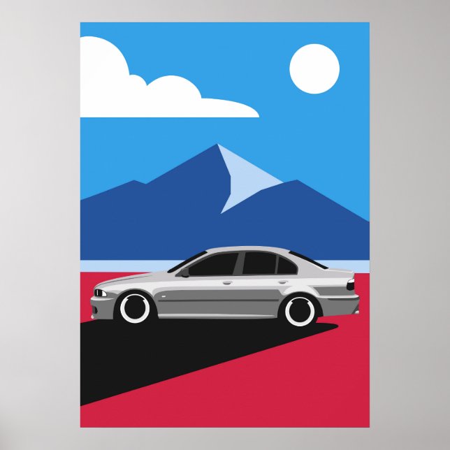 BMW E39 POSTER (Vorne)