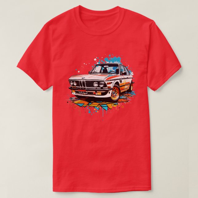 BMW E9 T-Shirt (Design vorne)
