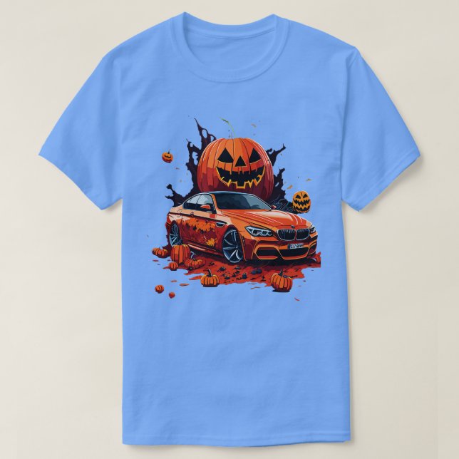 Bmw Halloween Pumpkins T-Shirt (Design vorne)