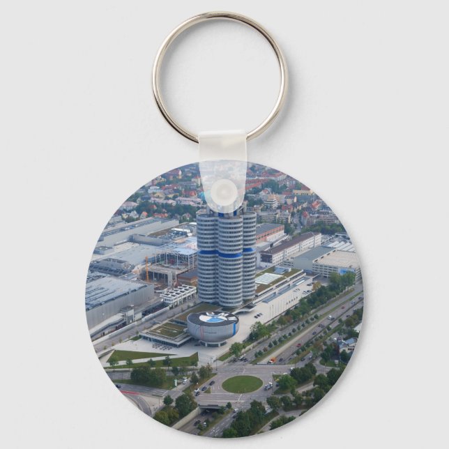 BMW Hauptsitz in München Schlüsselanhänger (Vorderseite)