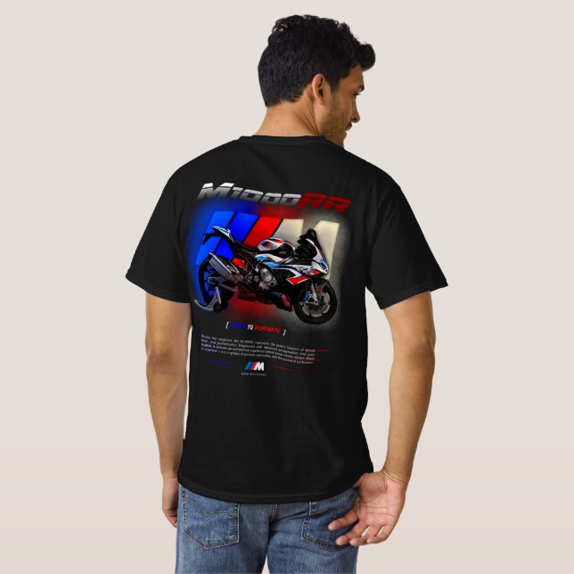BMW M1000rr T-Shirt Design  (Schwarz voll)