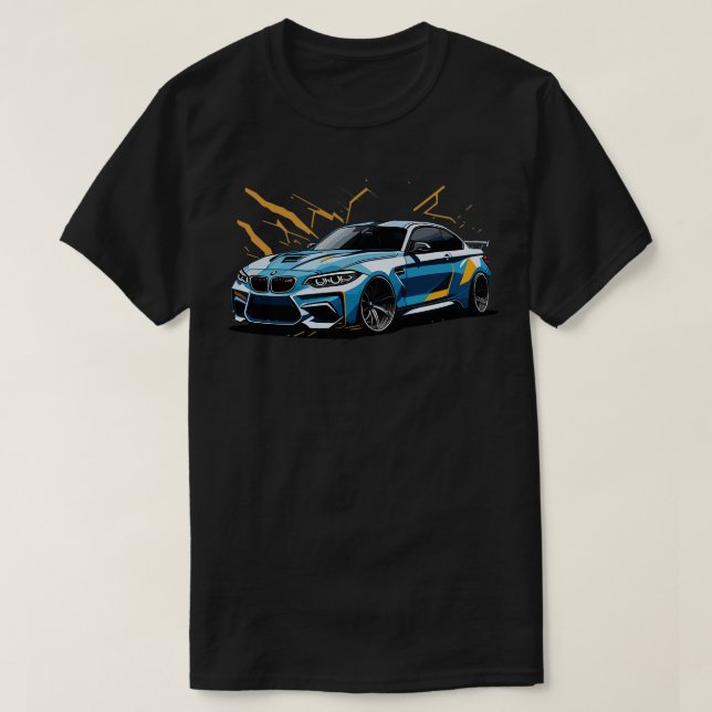 BMW M2 f87 Graffiti Style T-Shirt (Design vorne)