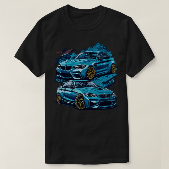 BMW M3 Cartoon T-Shirt (Design vorne)