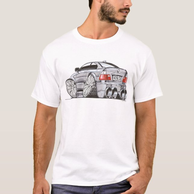 BMW M3, E36 Rückseite T-Shirt (Vorderseite)