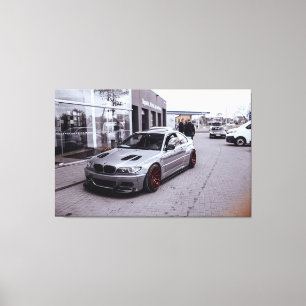 BMW M3 E46 LEINWANDDRUCK