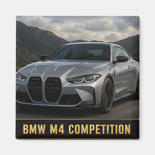 BMW M4 Competition modernes Leistungssportwagen Magnet