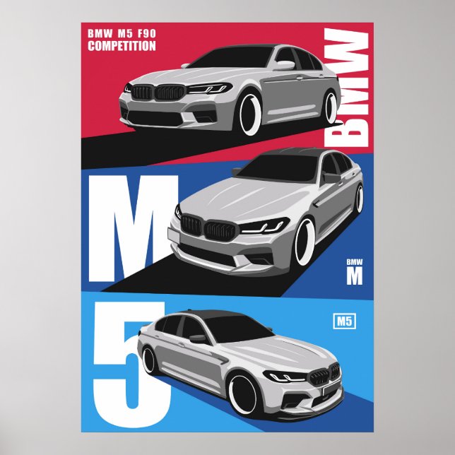 BMW M5 POSTER (Vorne)