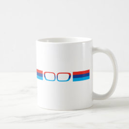 BMW M horizontale Streifen und Nieren Tasse