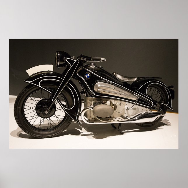 BMW MOTORRAD 1934 R7 KONZEPT ART DECO POSTER (Vorne)