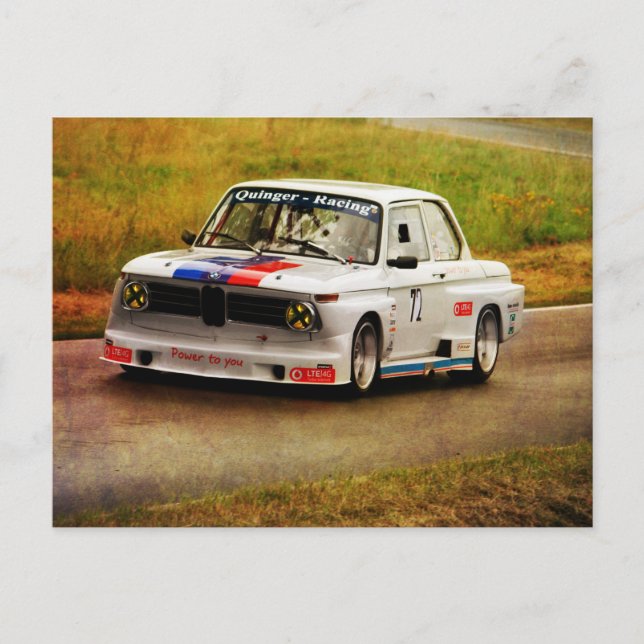 BMW-Racing Postkarte (Vorderseite)