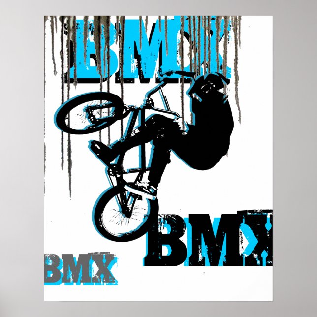 BMX 22, Copyright Karen J Williams Poster (Vorne)