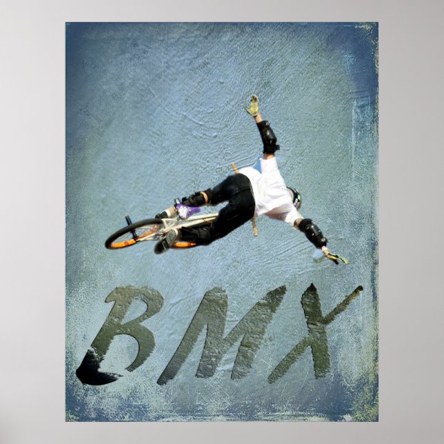 BMX 9, Copyright Karen J Williams Poster (Vorne)