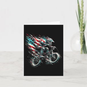 BMX American Flag USA - BMX Vintag störend BMX Karte