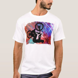 BMX auf rostigem Schmutz T-Shirt