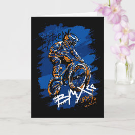 Bmx Bicycle Urban Graffiti streetwear  Karte
