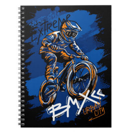 Bmx Bicycle Urban Graffiti streetwear  Notizblock