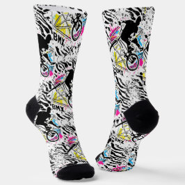 Bmx Bike - Bmx Freestyle Jump Socks - Bmx Socks Socken