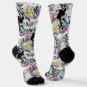 Bmx Bike - Bmx Freestyle Jump Socks - Bmx Socks Socken
