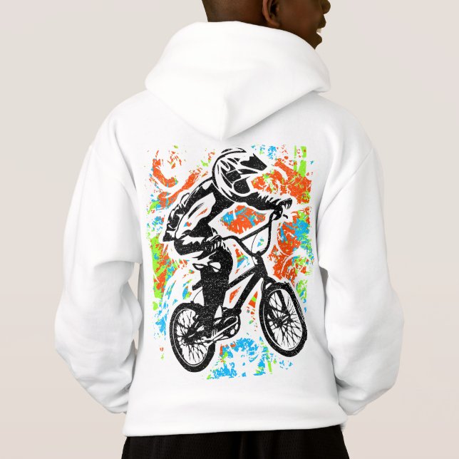BMX Bike - BMX Racing - BMX Race Hoodie (Rückseite)