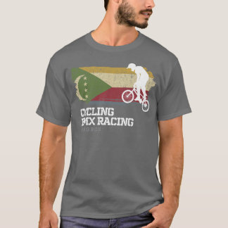 BMX Bike Comoros Flag Radrennen BMX 2 T-Shirt