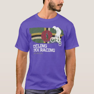 BMX Bike Dominica Flag Radrennen BMX T-Shirt
