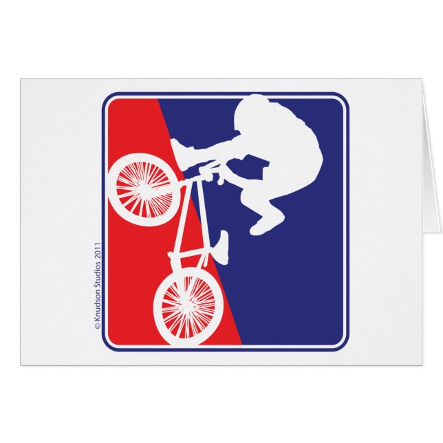 BMX Bike-Fahrer (Vorderseite (Horizontal))
