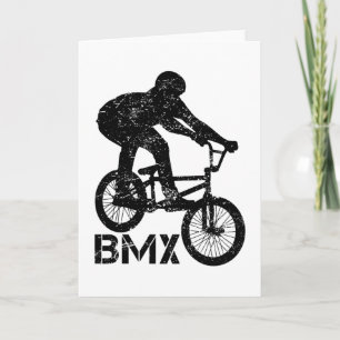 BMX Bike Freestyle Sport Retro Geschenkidee Karte