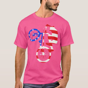 BMX Bike für Männer Proud US Radfahrer Sport Fanbi T-Shirt
