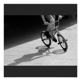 bmx bike grunge Schwarz-weiß fotografieren Poster