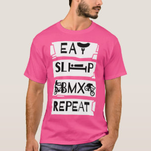 Bmx-Bike-Radfahrer Bmx-Ramp-Fahrräder Radfahren T-Shirt