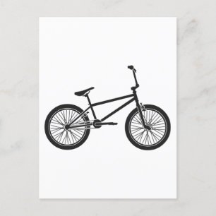 BMX Bike Rider, Bicycle Racing Stunt Cyclist Lover Postkarte
