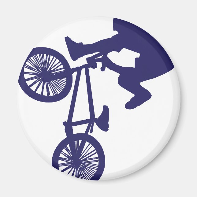 BMX BIKE RIDER MAGNET (Vorne)