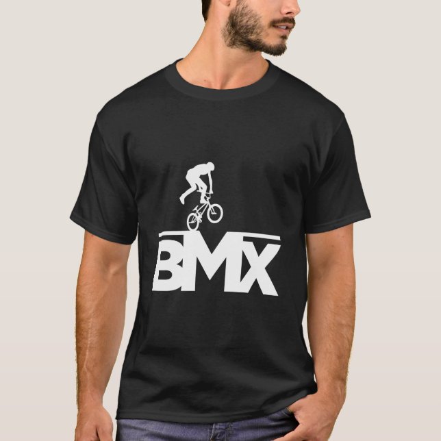 Bmx Bike Rider Racing Bicycle T-Shirt (Vorderseite)