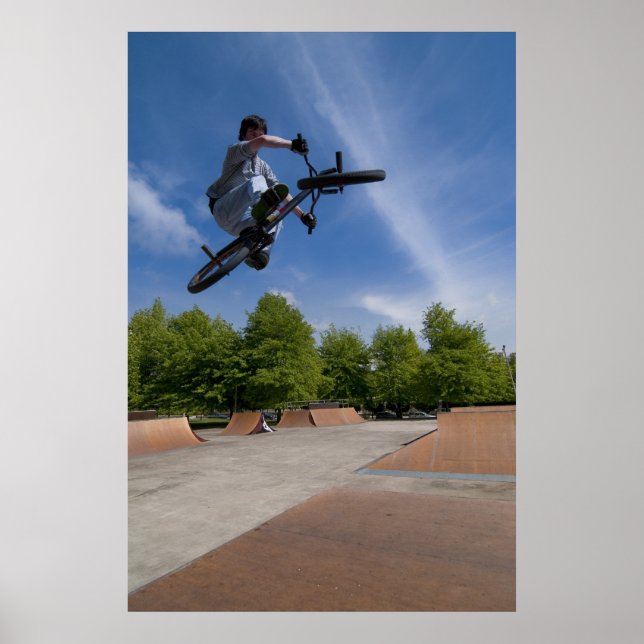 BMX Bike Stack Table Poster (Vorne)