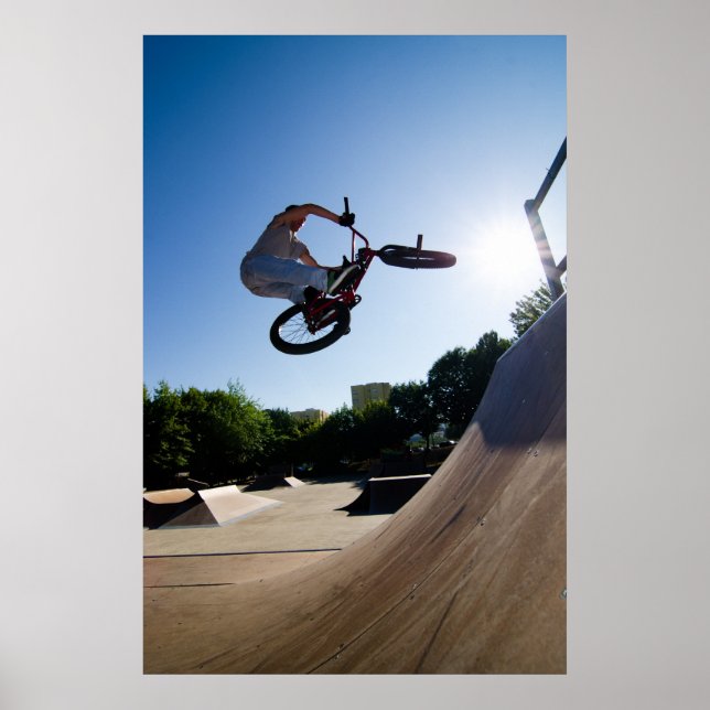BMX Bike Stunt Bar Poster (Vorne)