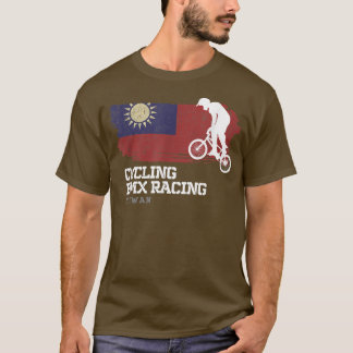 BMX Bike Taiwan Flaggen Fahrradrennen BMX 361 T-Shirt