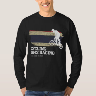 BMX Bike Thailand Flag Radrennen BMX T-Shirt