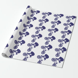 BMX Biker Geschenkpapier