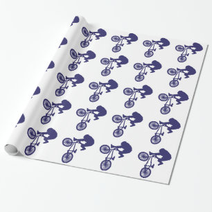 BMX Biker Geschenkpapier