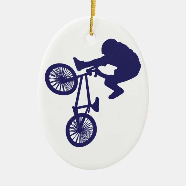 BMX Biker Keramikornament (Vorne)
