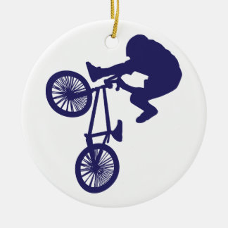 BMX Biker Keramikornament